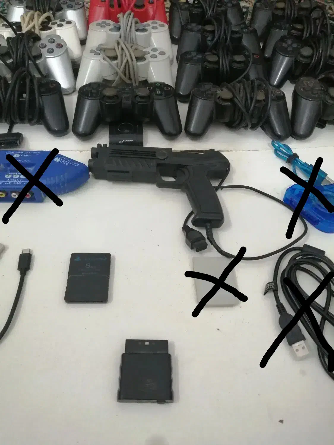 وسایل ps2و کلی دسته|کنسول، بازی ویدئویی و آنلاین|کرمان, |دیوار