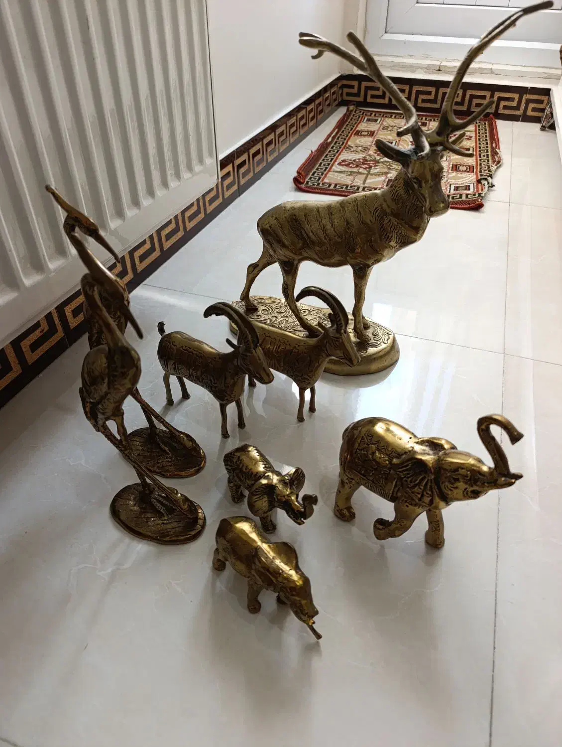 برنجی دکوری حیوانات تکی یا کلی زیر قیمت|مجسمه، تندیس، ماکت|اندیشه, شهرک صدف|دیوار