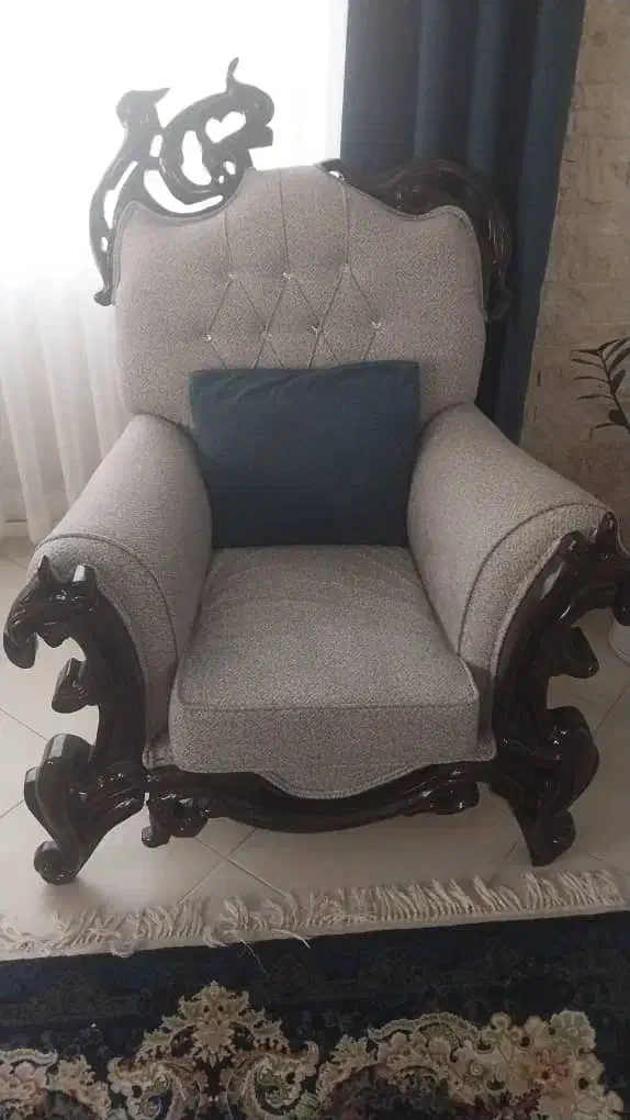 فروش مبل ۷ نفره|مبلمان خانگی و میز عسلی|نور, |دیوار