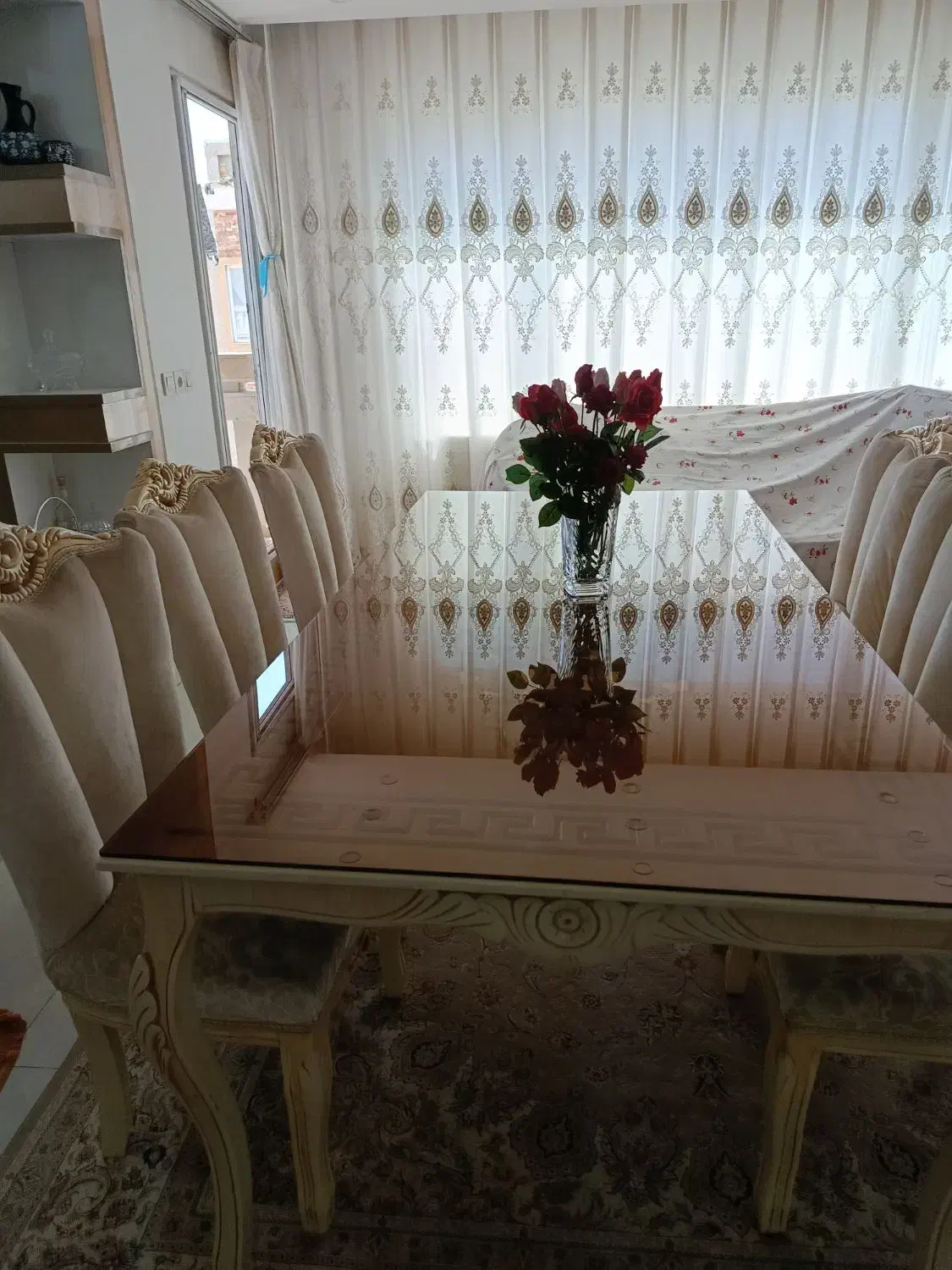 میز غذا خوری|میز و صندلی غذاخوری|الوند, |دیوار