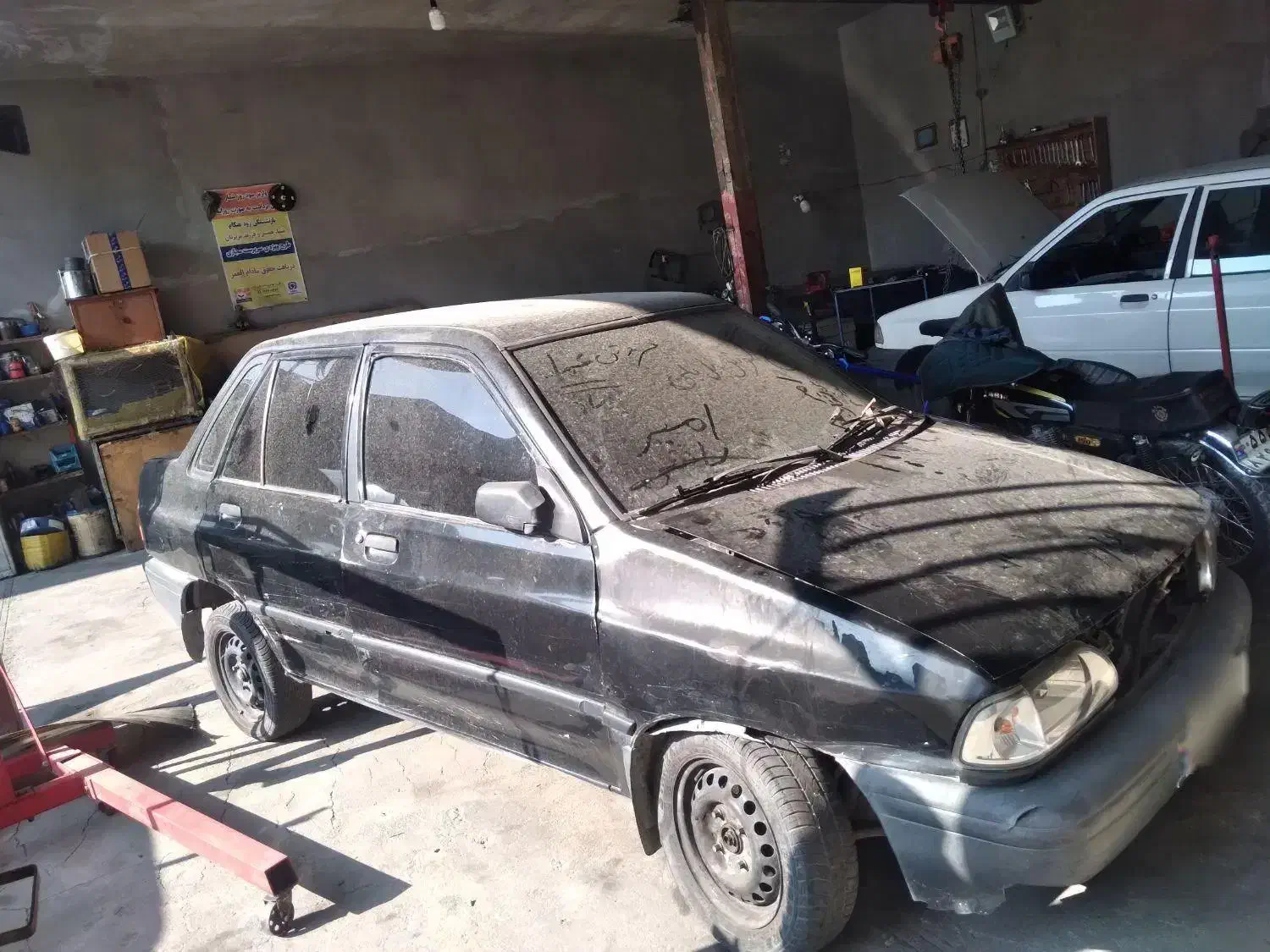 پراید۸۴ مشکی موتور وگیربکس سالم|خودرو سواری و وانت|فرخشهر, |دیوار