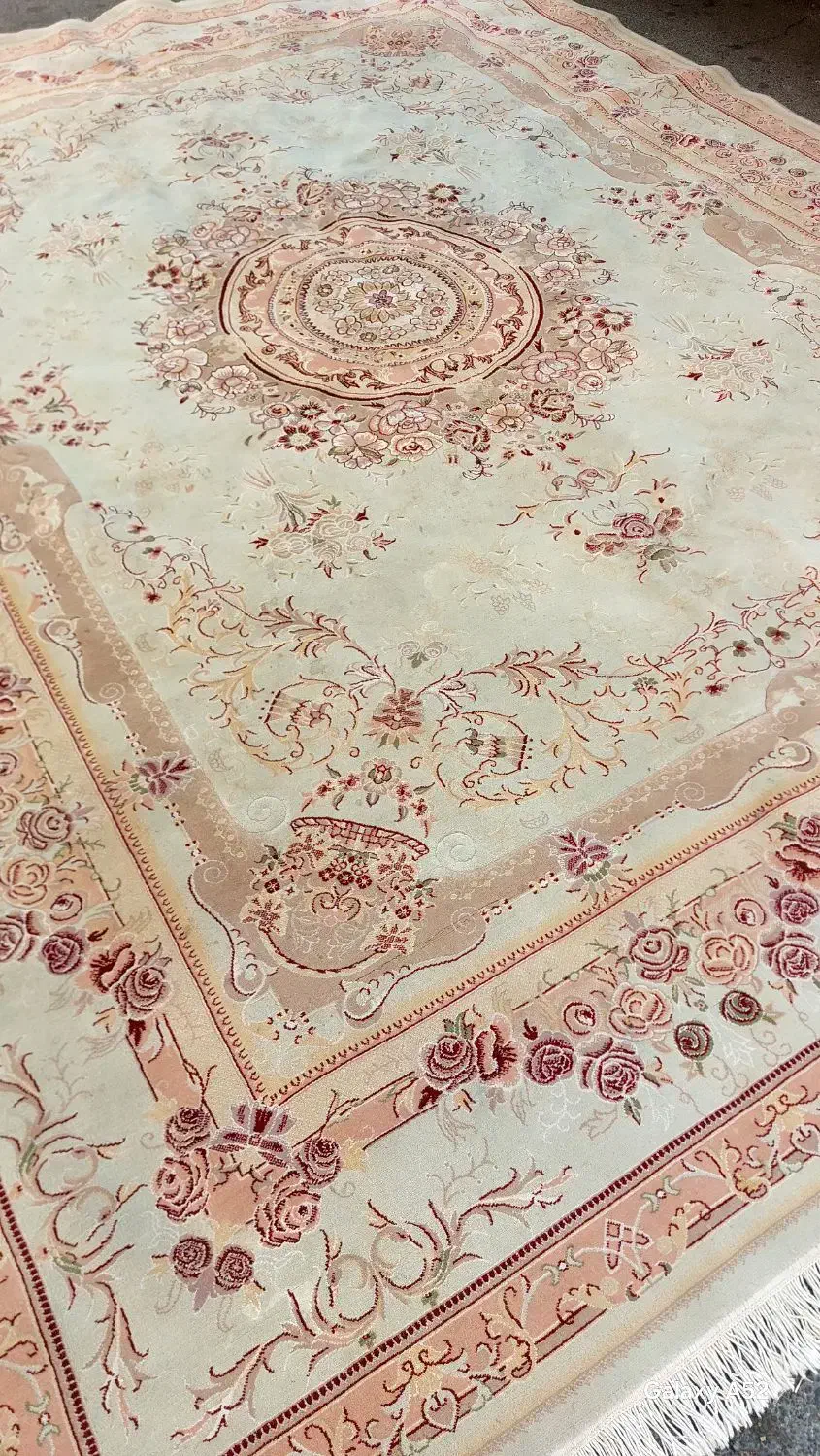 یک تخته فرش 12 متری 500 شانه نخ|فرش|محمدیه-قزوین, |دیوار