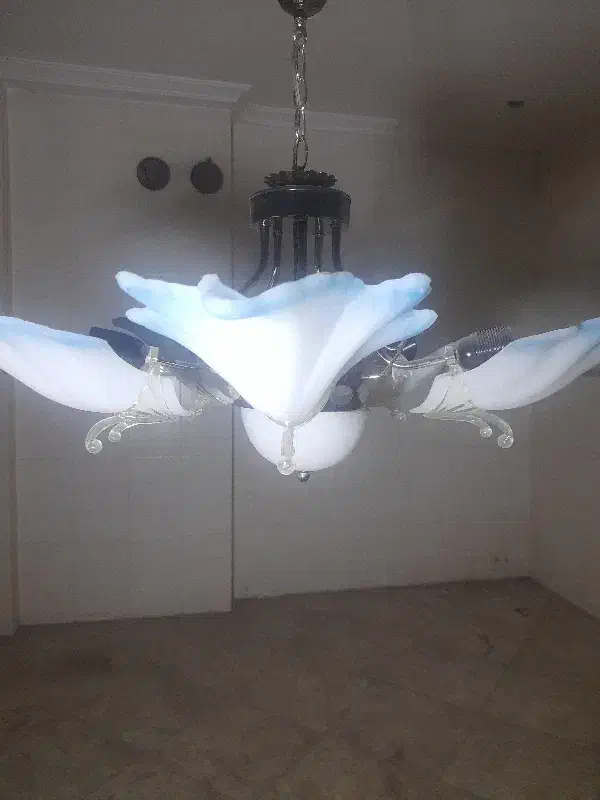 لوستر سالم ۵ شاخه|لوستر و چراغ آویز|تبریز, |دیوار