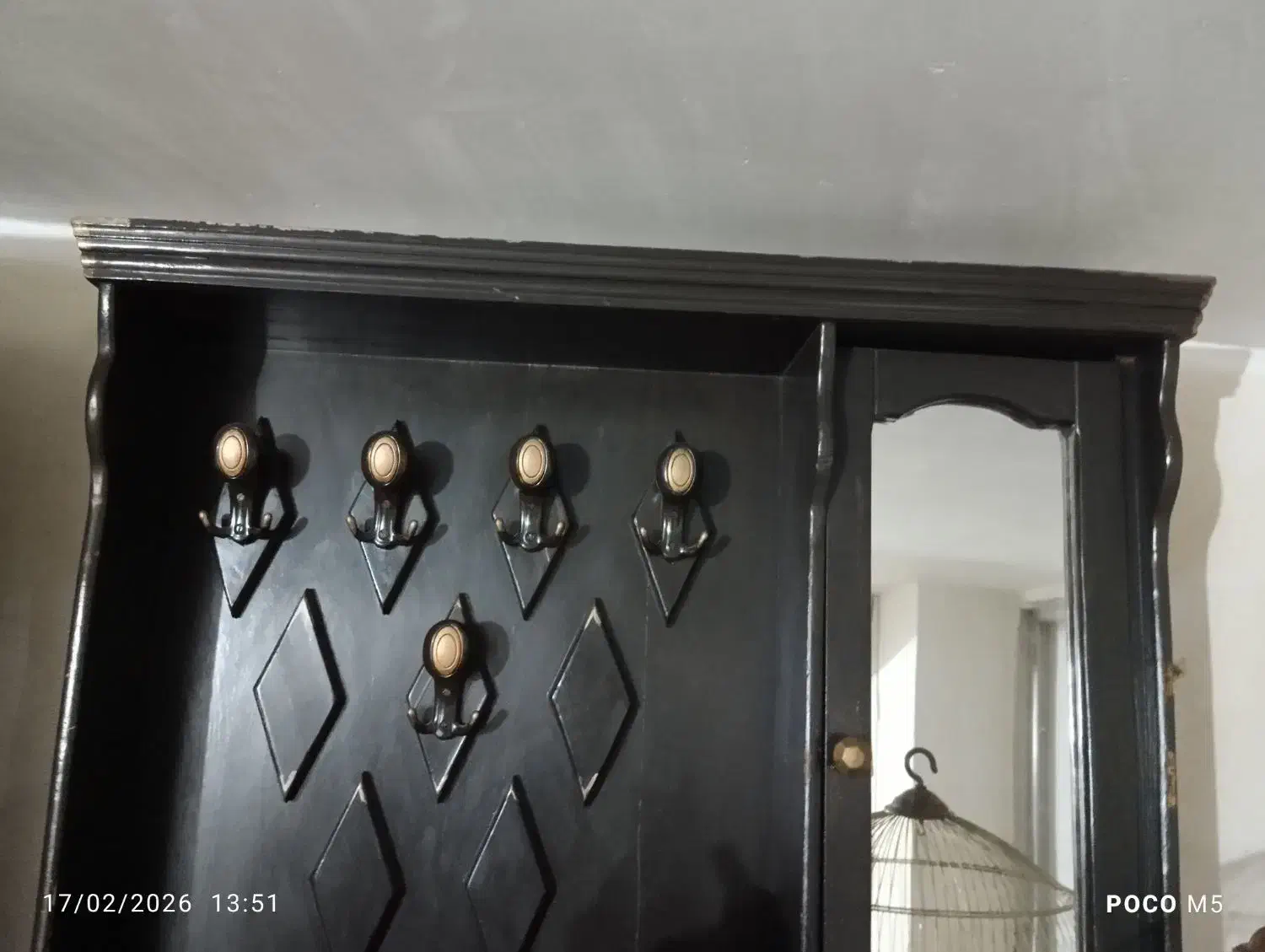 جاکفشی چوبی|جاکفشی، کمد، دراور|خوی, |دیوار