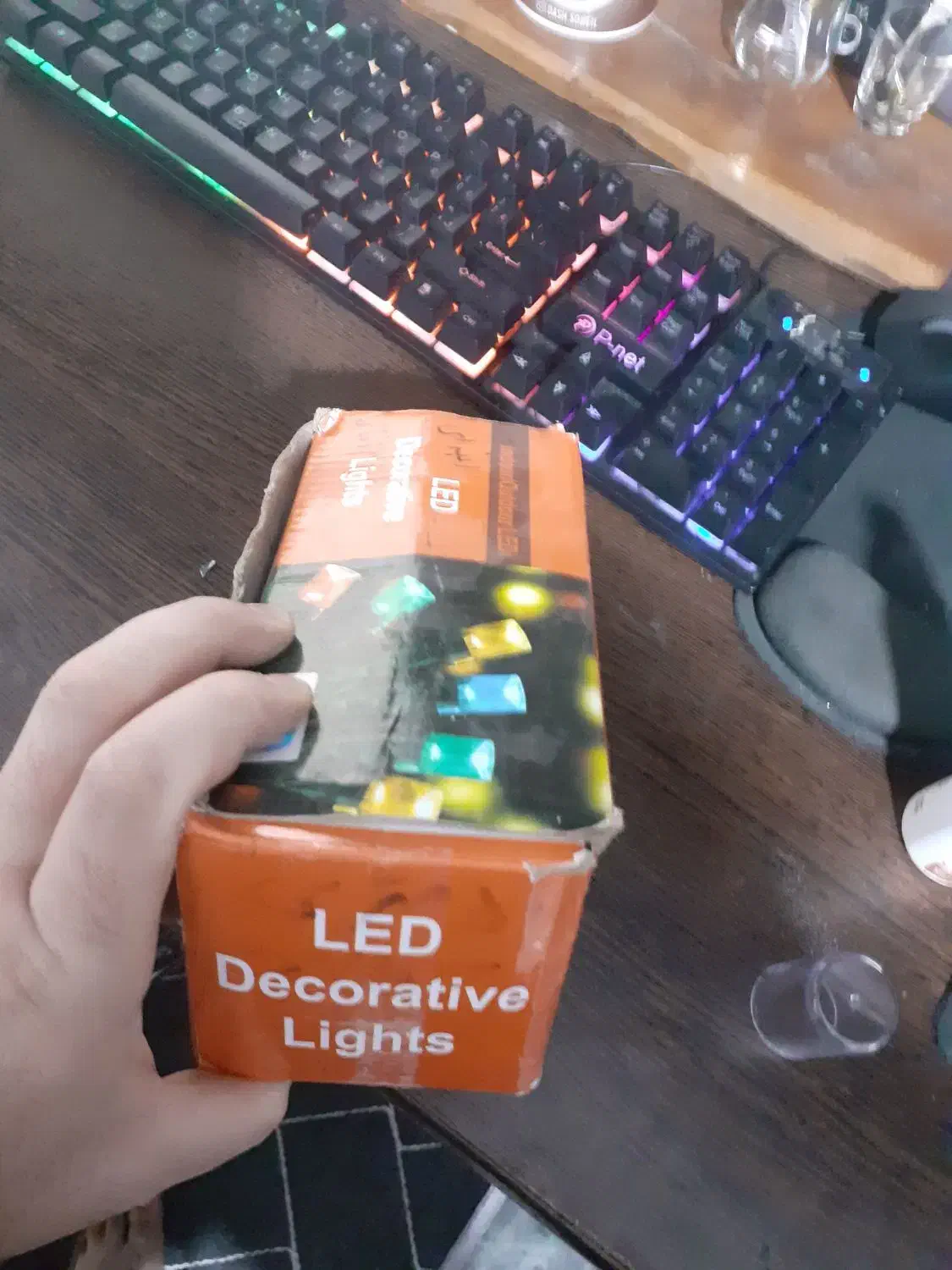 لامپ رسیه ای ال ای دی متری زرد ۵۰متری|ریسه و چراغ تزئینی|اردبیل, |دیوار