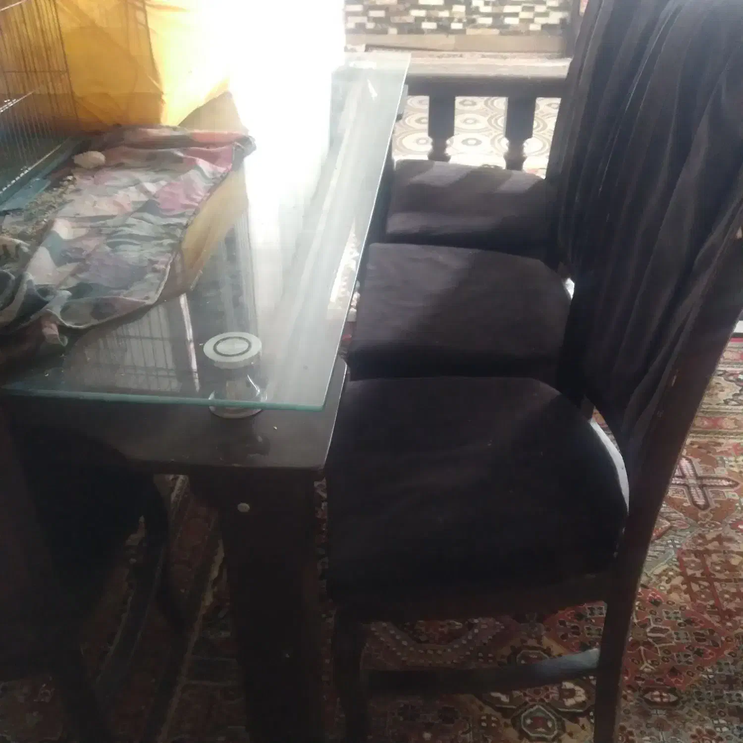 میز نهار خوری چهار نفره|میز و صندلی غذاخوری|نورآباد, |دیوار