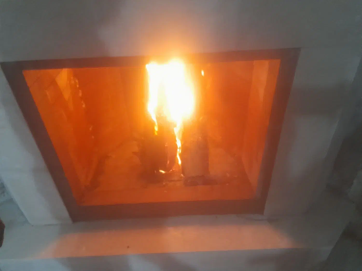 تصف شومینه وکتاب پز|بخاری، هیتر، شومینه|کرمان, |دیوار