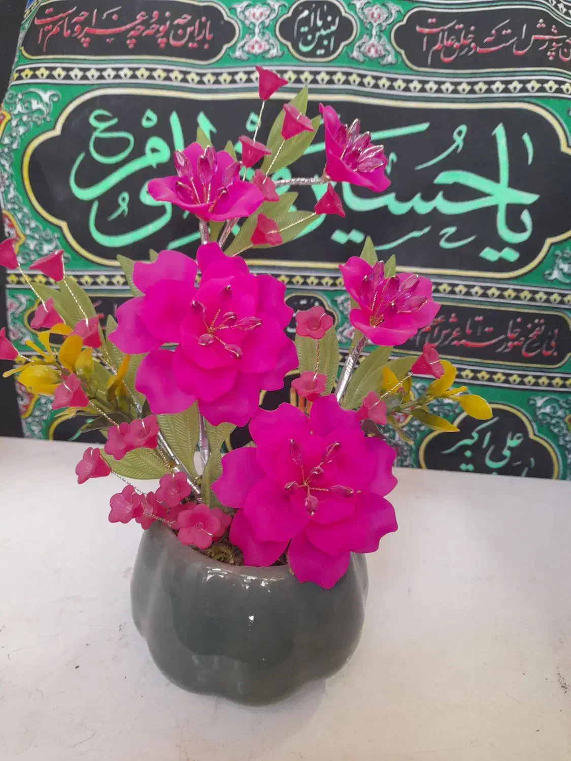 گلبرگ کریستالی عمده وجزیی|گل مصنوعی|لنگرود, |دیوار