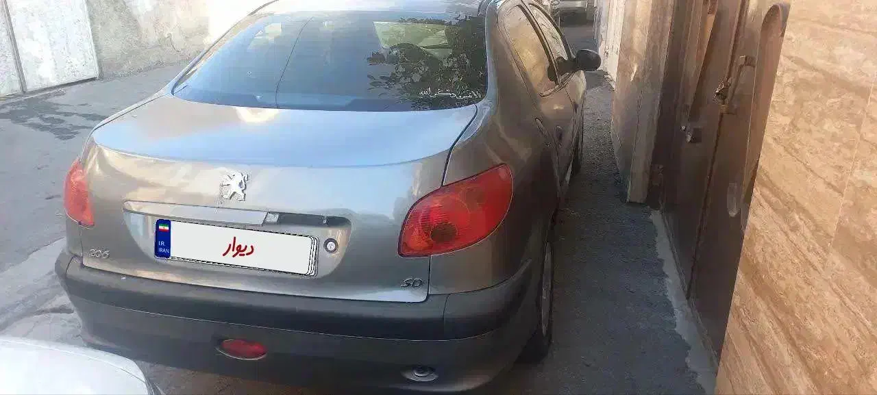 پژو ۲۰۶ اس دی صندوقدار|خودرو سواری و وانت|کرج, آق تپه|دیوار