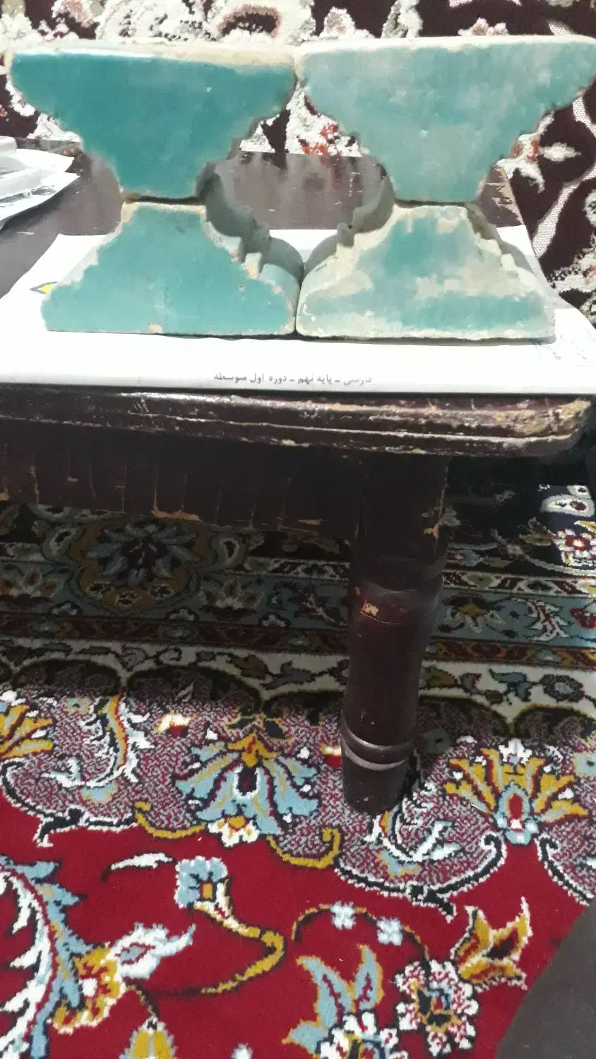 کاشی فیروزه ای تزئینی|مصالح و تجهیزات ساختمان|کرمانشاه, |دیوار