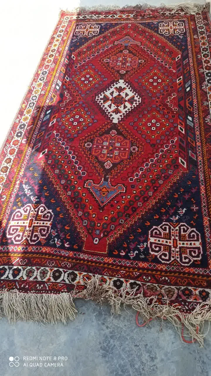 فرش دست بافت زمان قاجار|فرش|گله دار, |دیوار