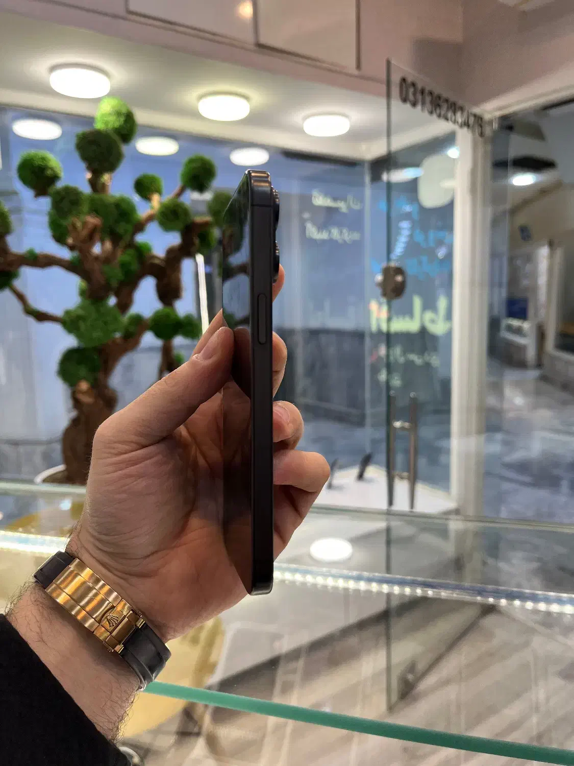 آیفون 15 پرومکس مشکی در حد آکبند ( موبایل ستینگ )|موبایل|اصفهان, باغ زرشک|دیوار