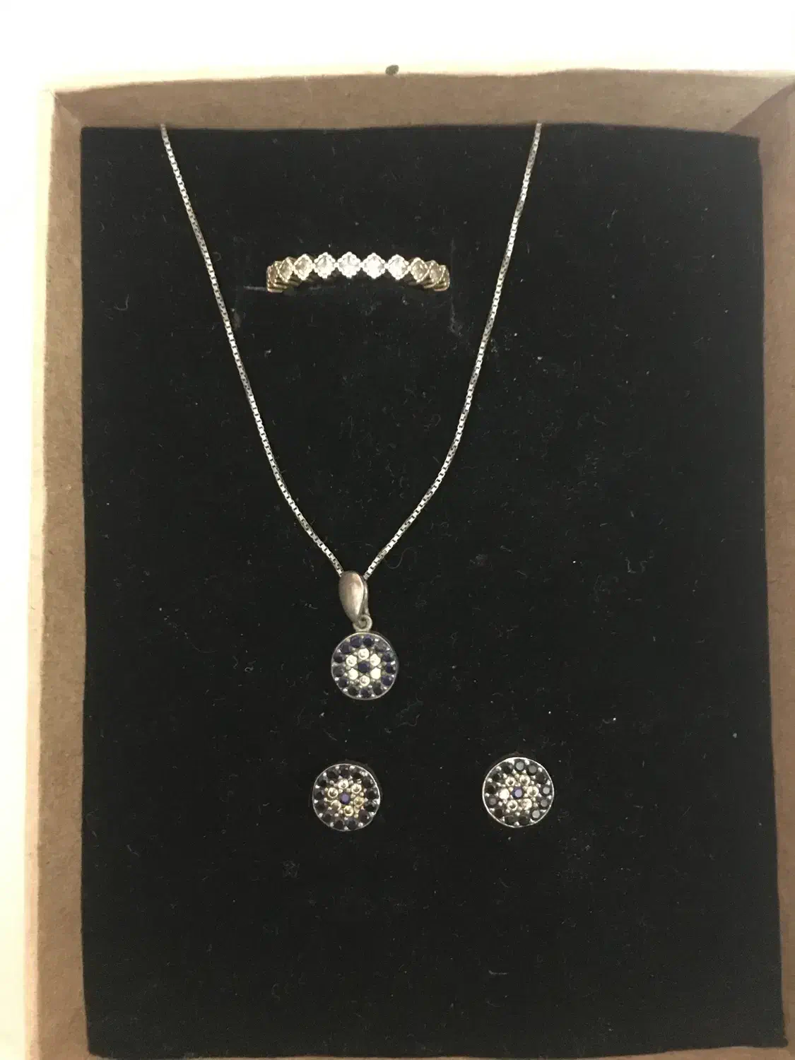 نیم ست نقره ۹۲۵ عیار|جواهرات|شاهین‌شهر, مخابرات (شهید بهشتی)|دیوار