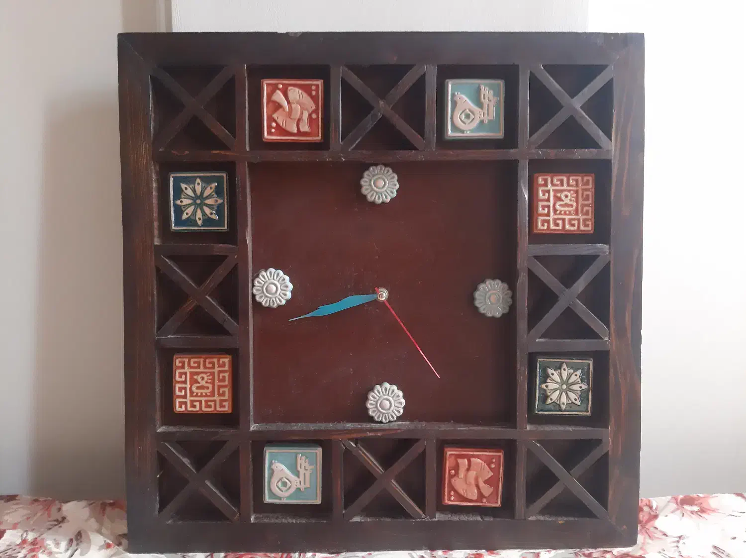 ساعت دیواری چوبی|ساعت دیواری و تزئینی|کرمان, |دیوار