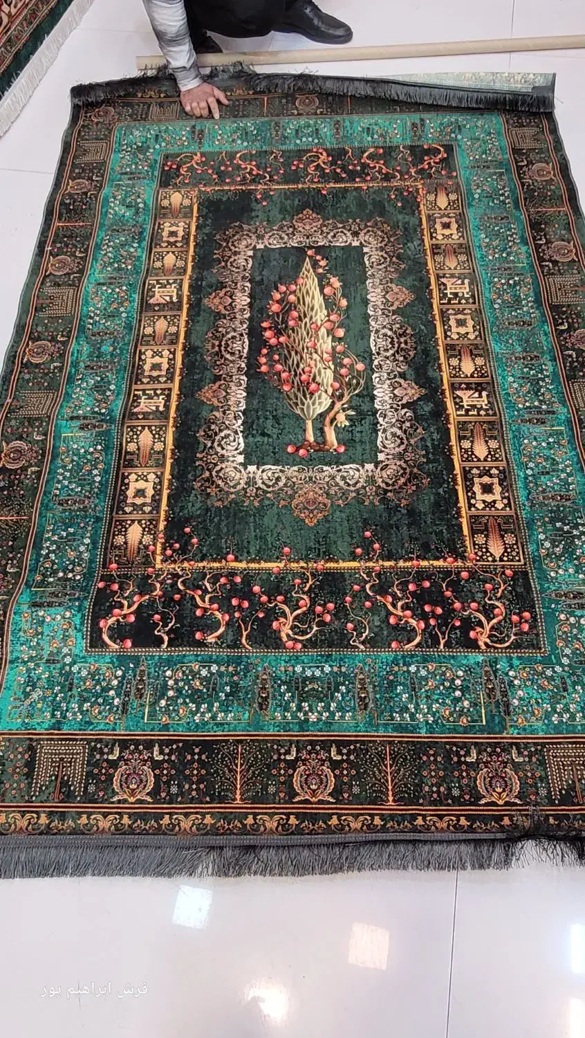 کسیون سلطان اباد کرم خاص ۷۰۰شانه|فرش|مشهد, چهارباغ|دیوار