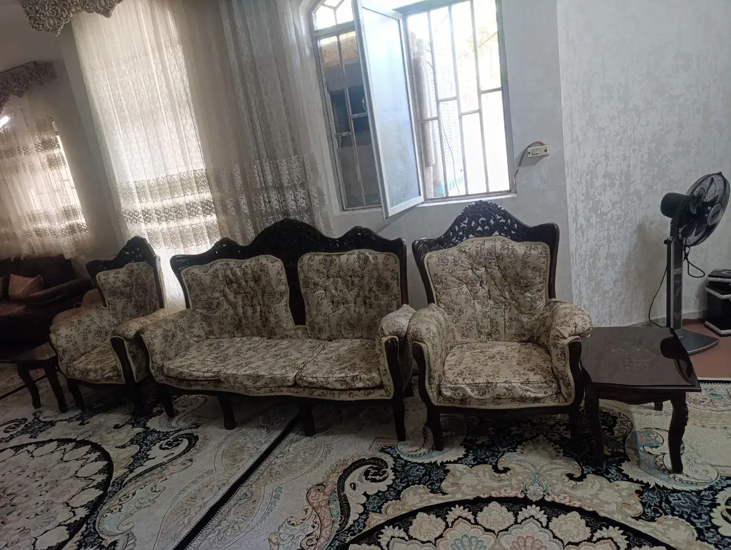 مبل سلطنتی 7نفره|مبلمان خانگی و میز عسلی|ساوه, |دیوار