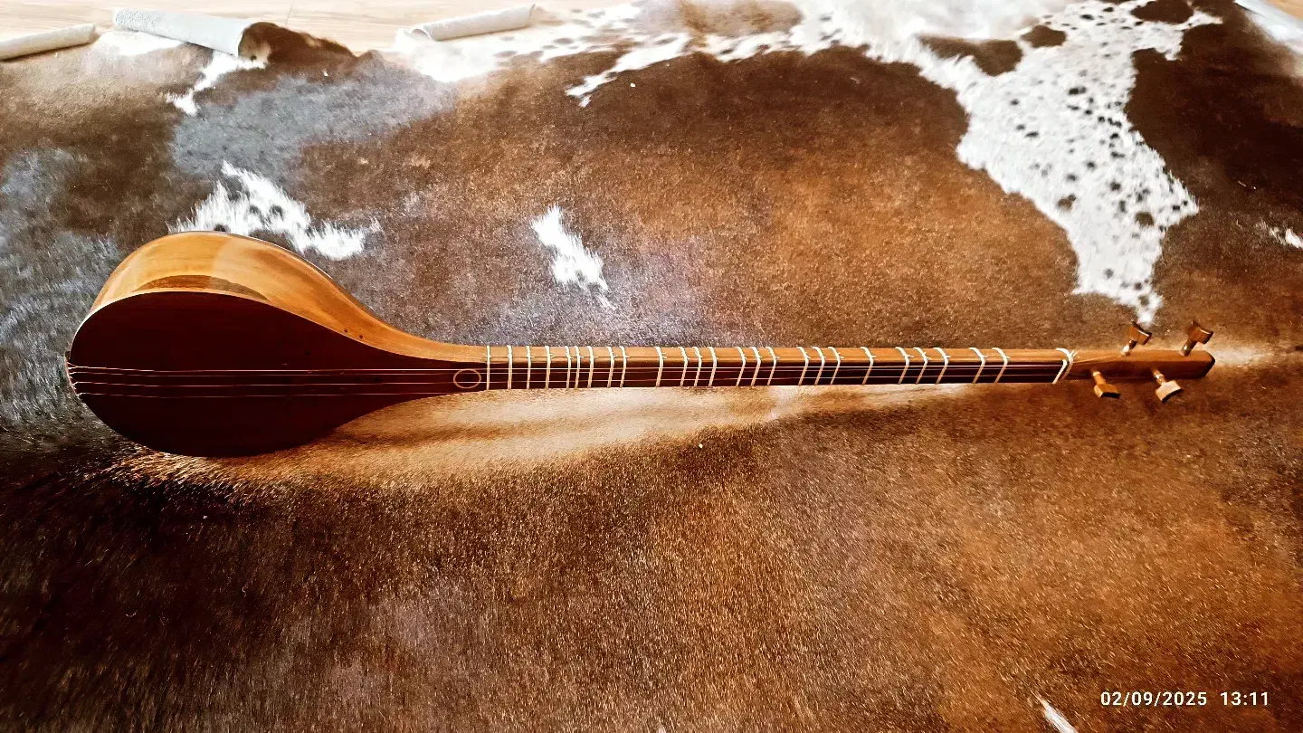 سه تار کاسه یک تکه گردو تمام حرفه ایی|سازهای سنتی|تهران, آسمان|دیوار