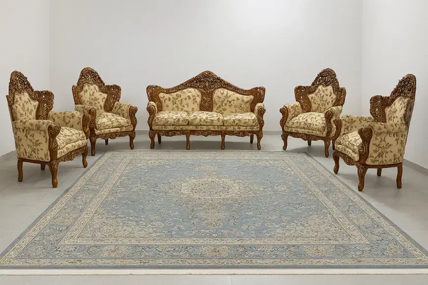 ست مبل استیل ۹ نفره به + سرویس نهار خوری ۱۰ نفره|مبلمان خانگی و میز عسلی|قم, عمار یاسر|دیوار