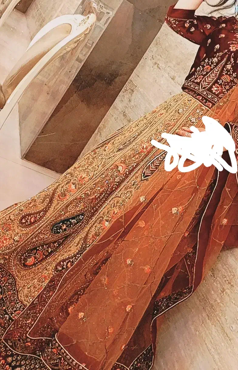 لباس ساری دامن شیک مناسب عقد حنا مهمانی|لباس|کرمان, |دیوار