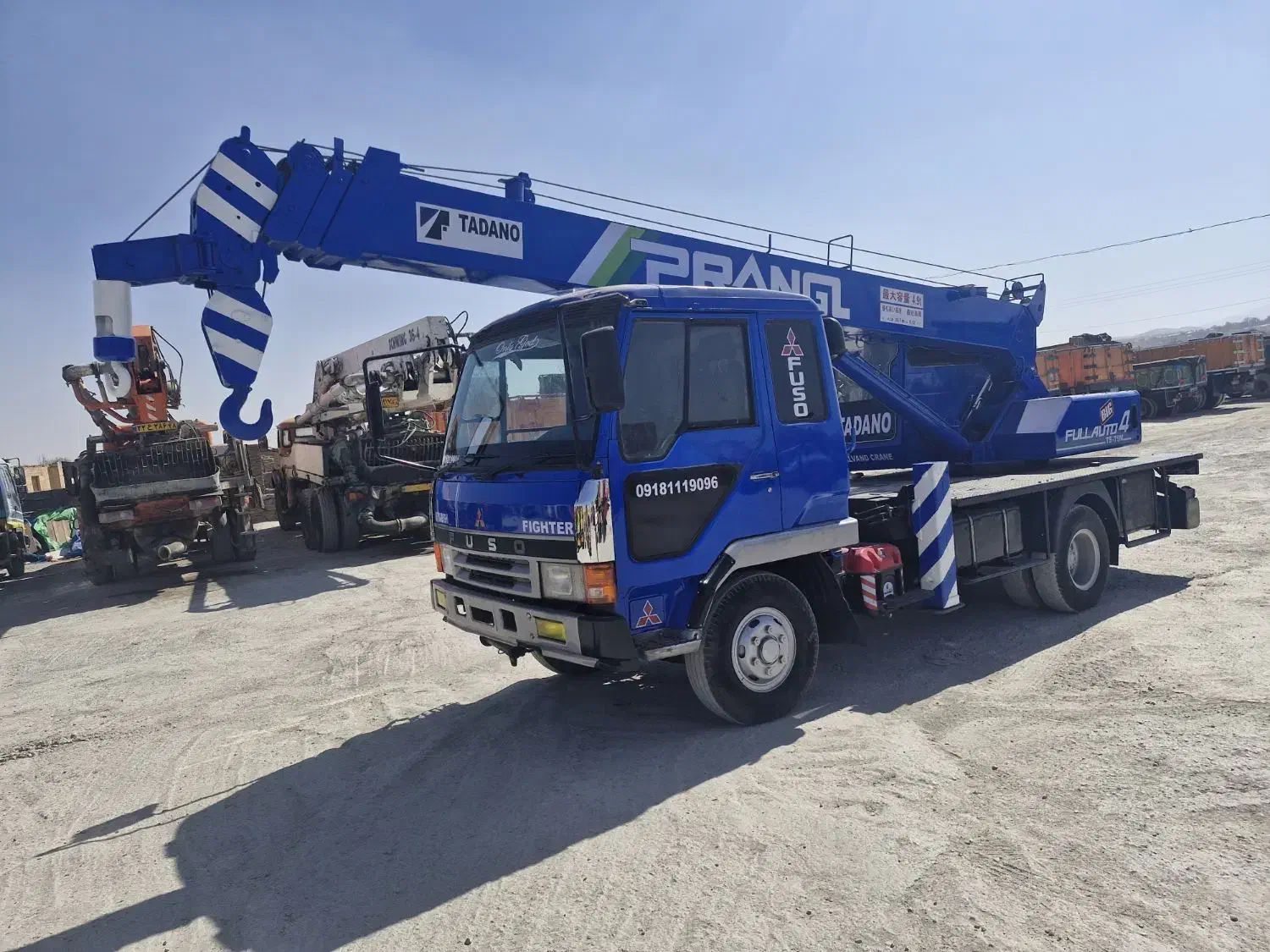 جرثقیل۷تن فسو تادانو|خودرو سنگین|تهران, استاد معین|دیوار