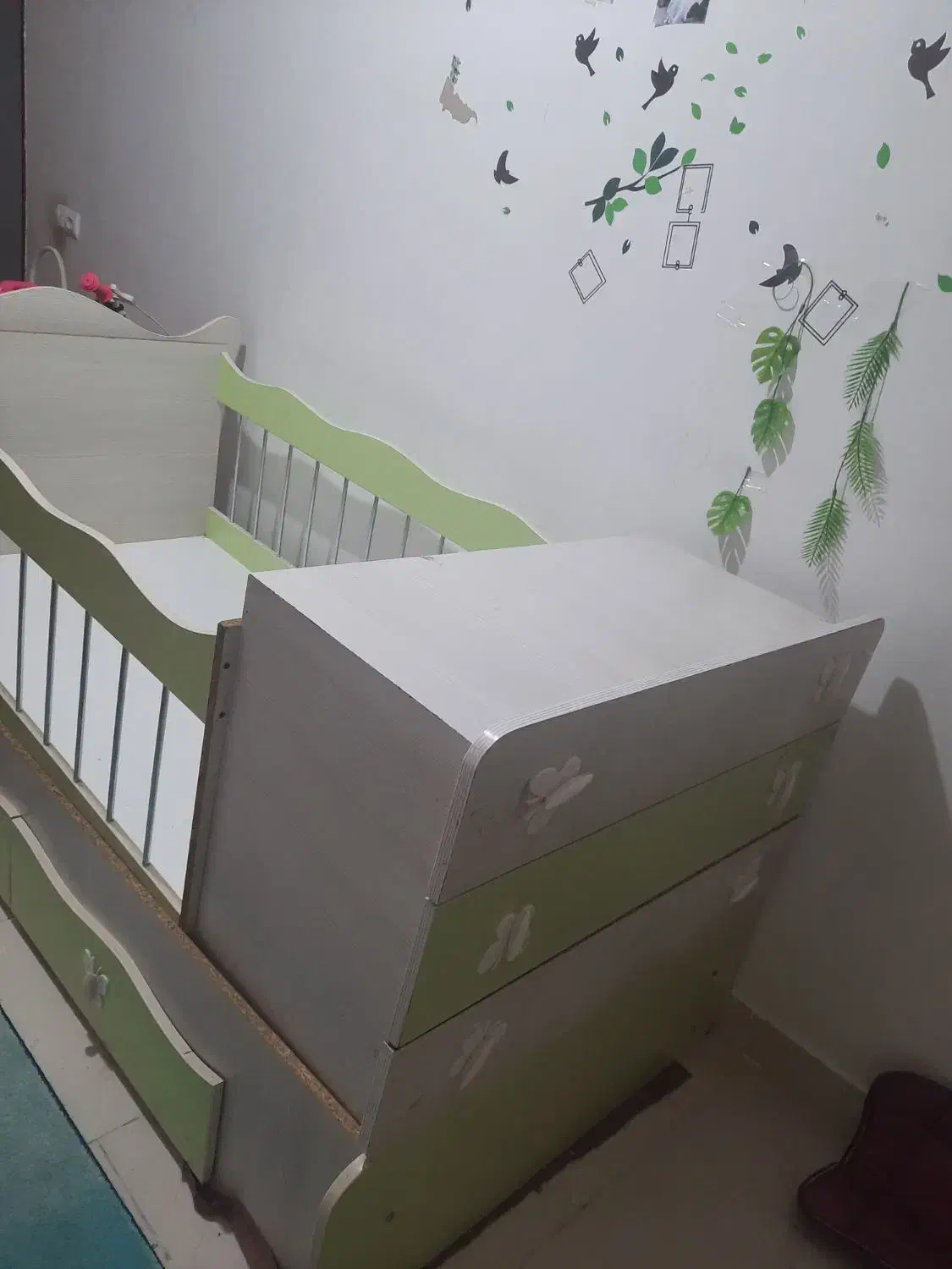 تخت و کمد نوجوان و کودک|تخت و سرویس خواب|گرگان, |دیوار