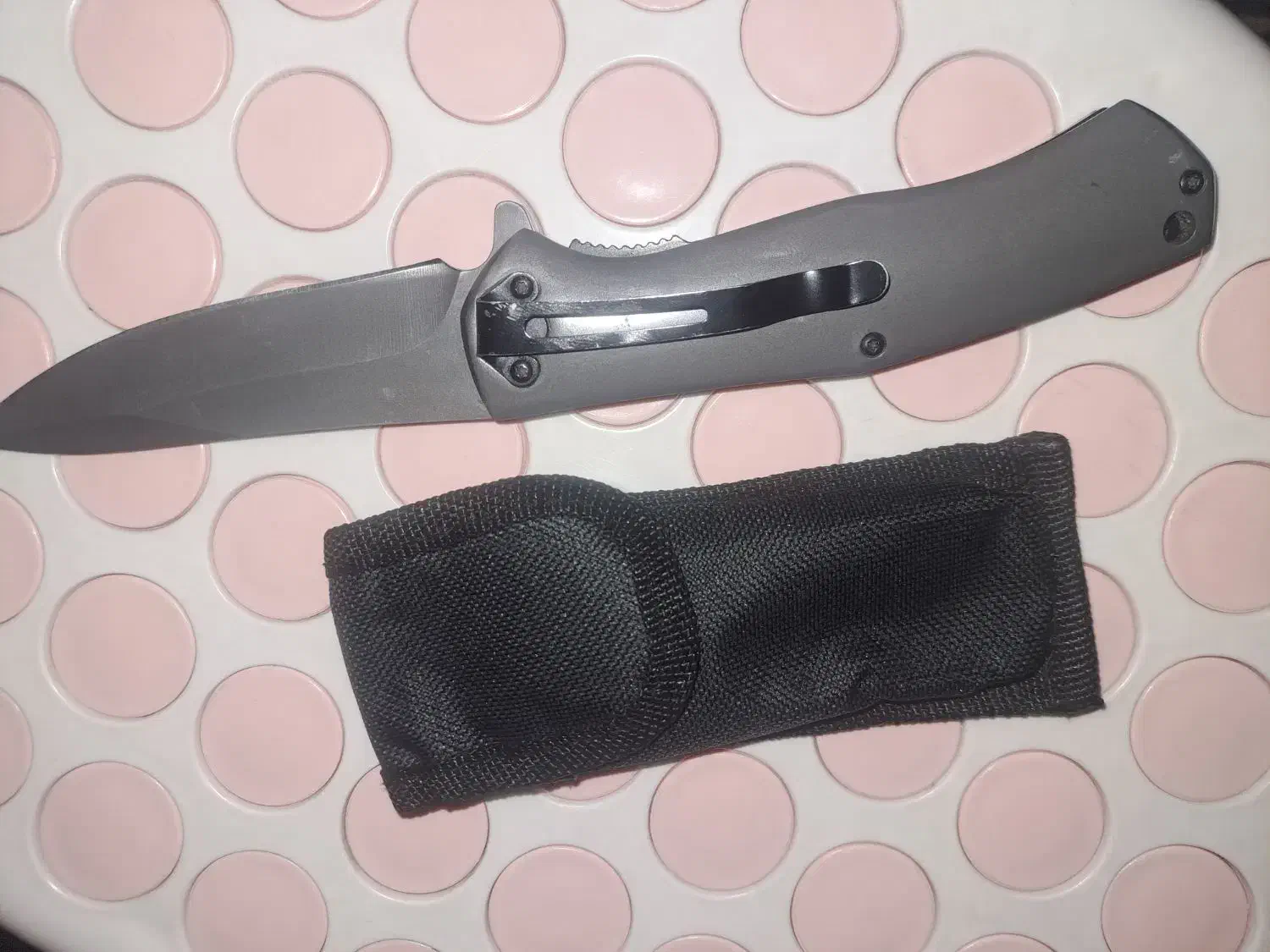 چاقو کلمبیا کمری به همراه کیف|کوهنوردی و کمپینگ|جلفا, |دیوار