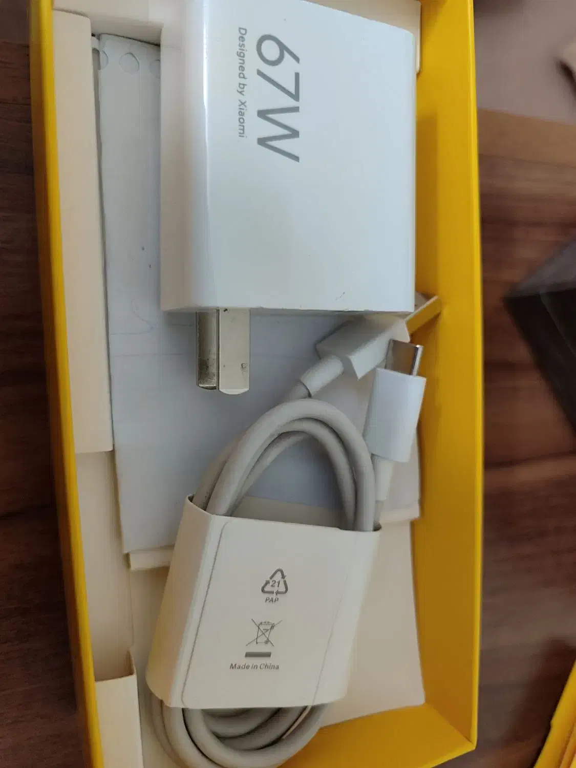 شارژر اورژینال 67 وات. سرکارتنی|لوازم جانبی موبایل و تبلت|قم, پردیسان|دیوار