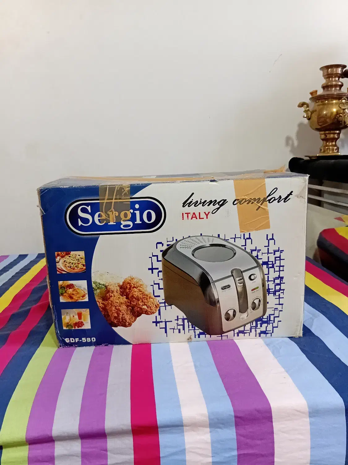 سرخ کن سرجیو مدل ۵۸۰|اجاق گاز و لوازم برقی پخت‌وپز|پرند, فاز ۵|دیوار