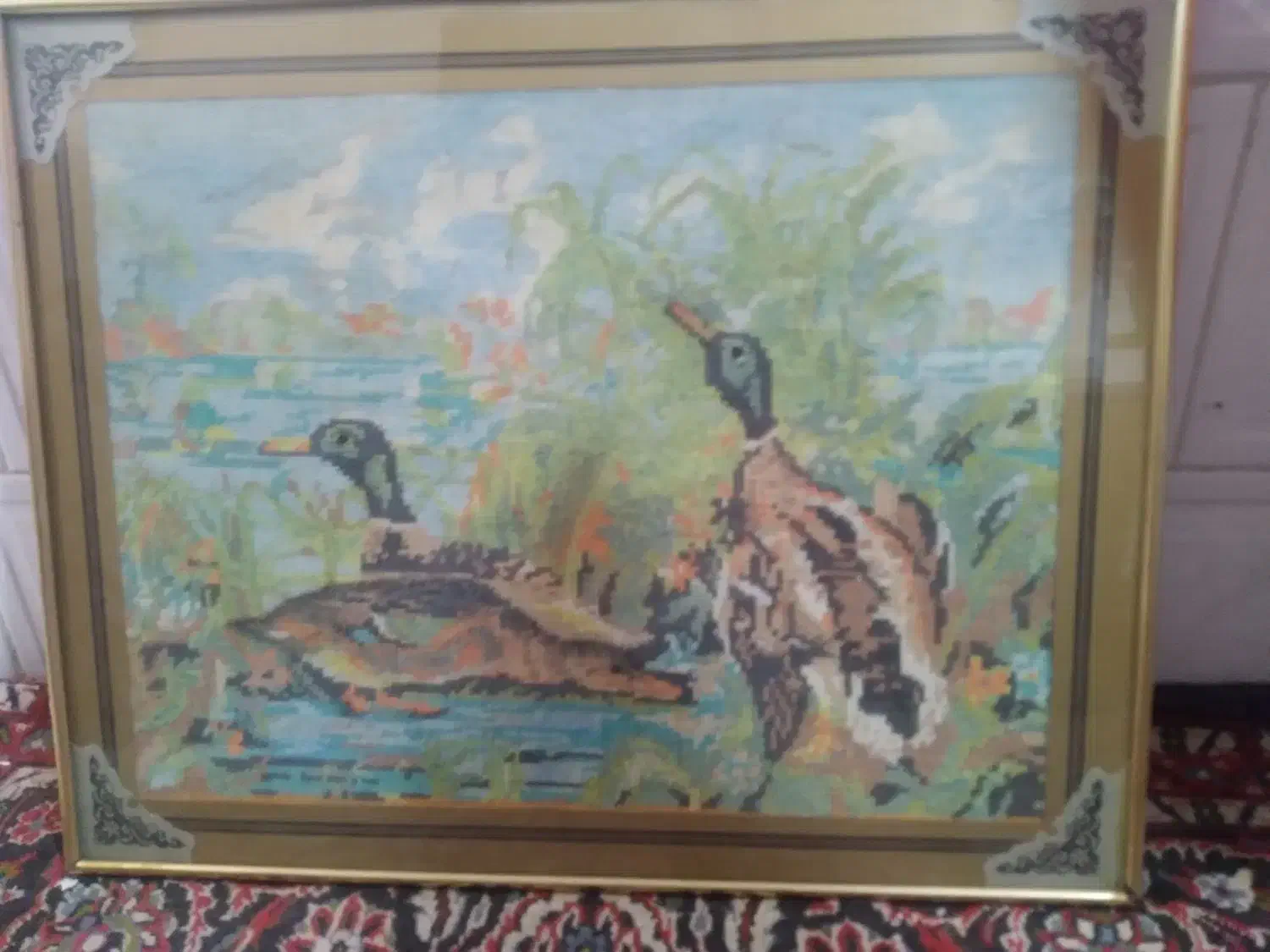 قاب بزرگ باشیشه  وکوبلن های قدیمی باقاب|تابلو، نقاشی، عکس|شاهین‌شهر, بانک استان|دیوار