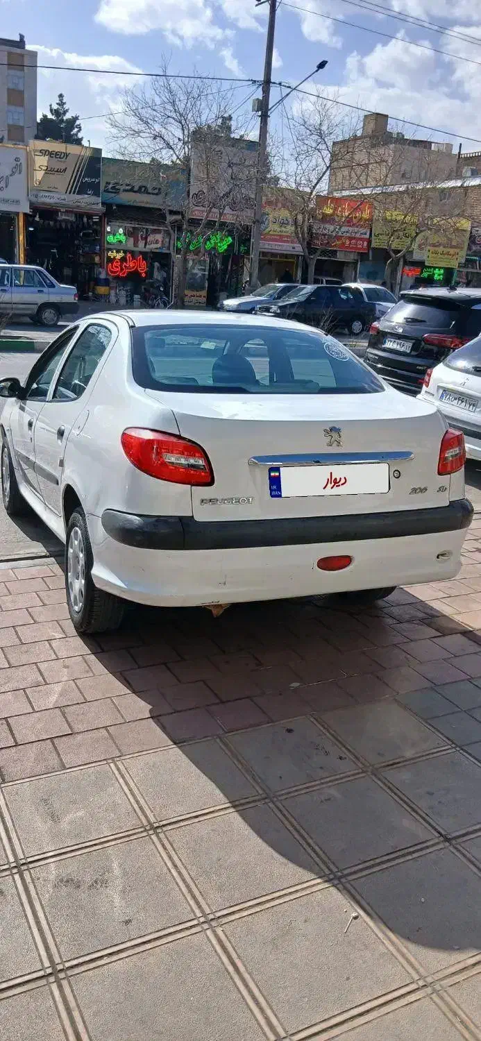 پژو۲۰۶SD|خودرو سواری و وانت|مشهد, قائم|دیوار