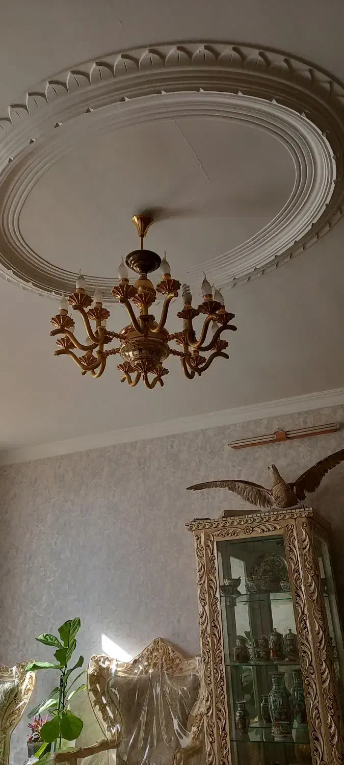 لوستر برنج|لوستر و چراغ آویز|اصفهان, ناصرخسرو|دیوار