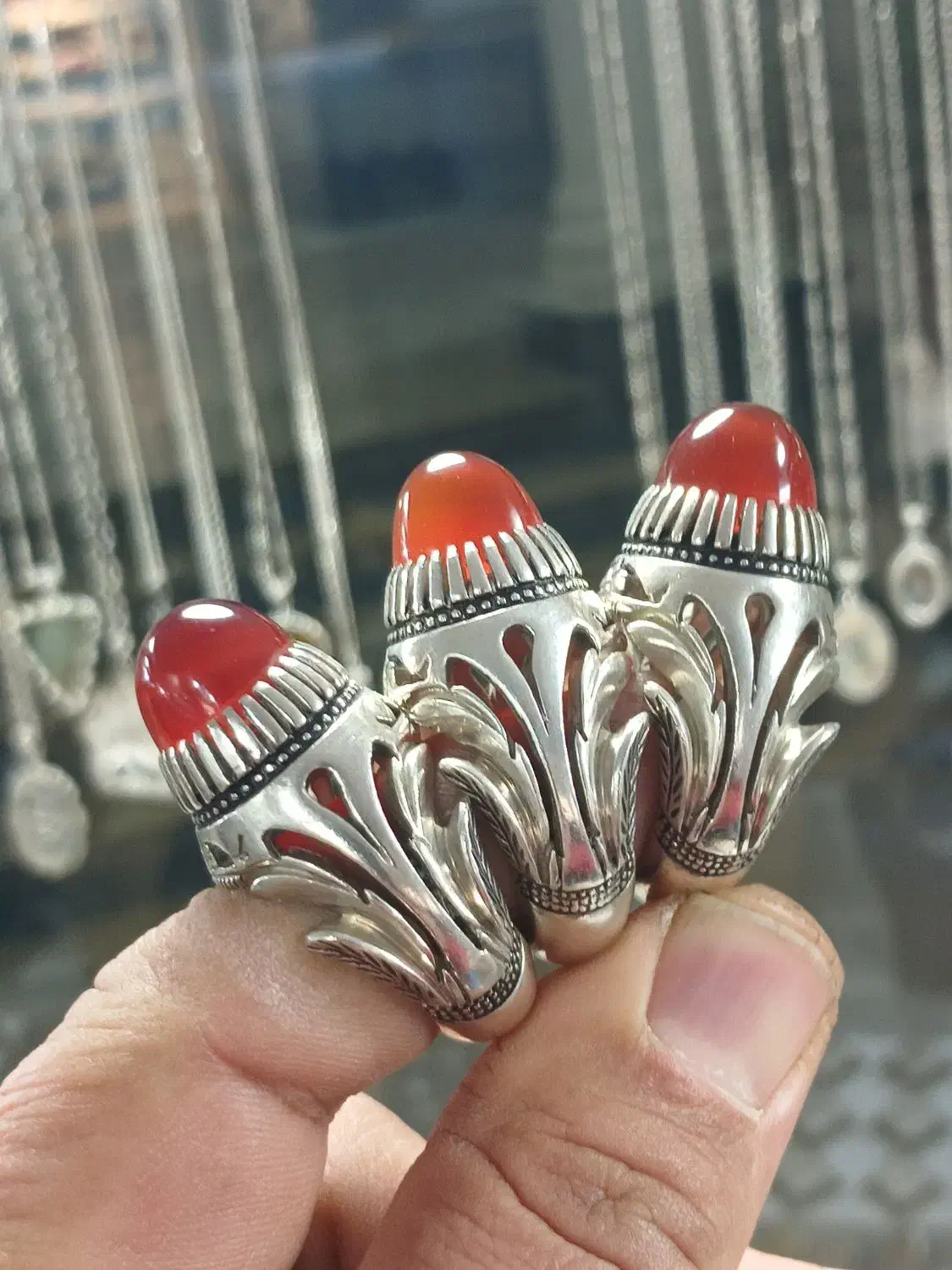 انگشتر های دست‌ساز رکاب تبریز|جواهرات|اراک, |دیوار