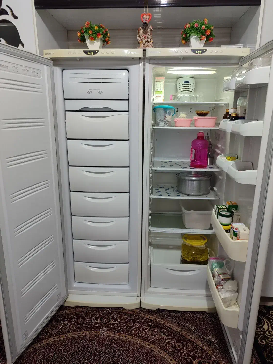 یخچال دوقلو امرسان در حد نو|یخچال و فریزر|گیلان غرب, |دیوار