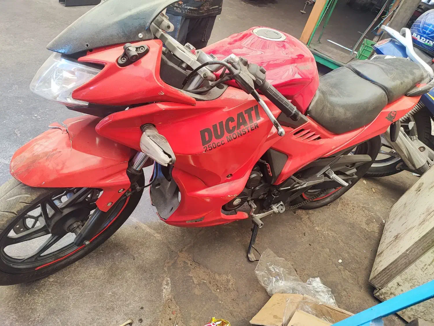 موتور مگلی 200 تصادفی|موتورسیکلت|تبریز, |دیوار