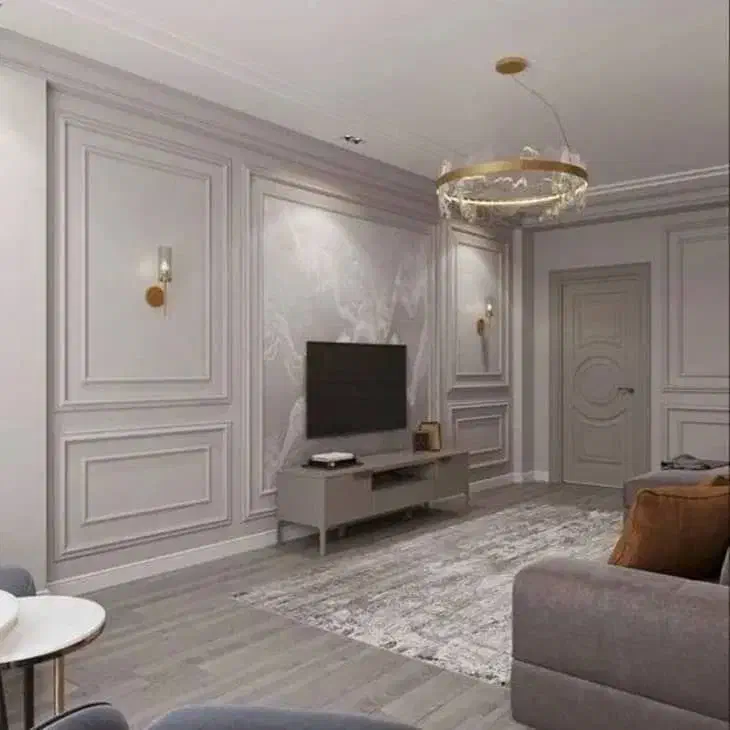 طراحی و اجرای قاب بندی تی وی وال حرفهای|خدمات پیشه و مهارت|شیراز, فرهنگ شهر|دیوار