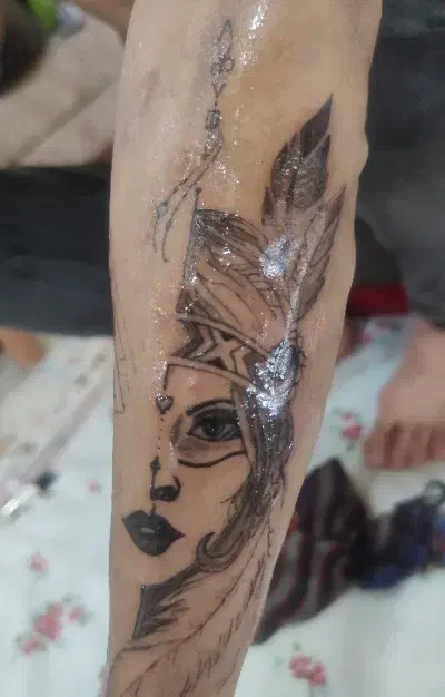 تاتو بدن فقط ساعتی ۵۰۰ تومان|خدمات آرایشگری و زیبایی|آستانه اشرفیه, |دیوار