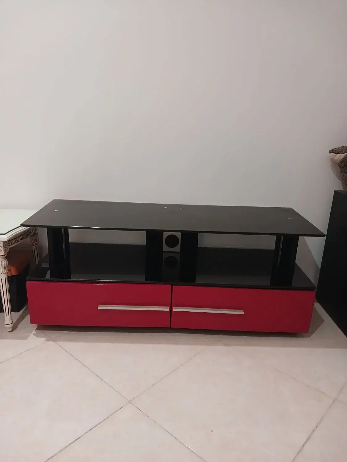 میز تلویزیون چوب ام دی اف دو کشو|میز تلویزیون|لواسان, |دیوار