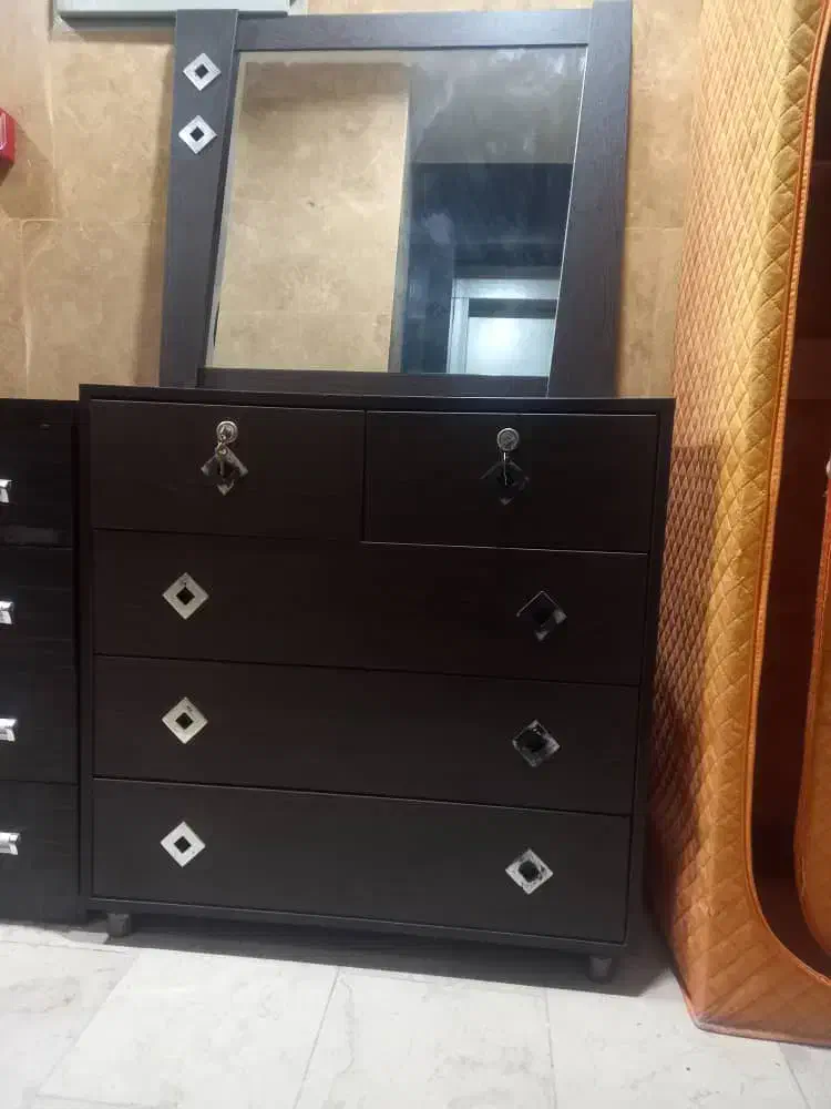 دراور وآینه وجاکفشی|جاکفشی، کمد، دراور|رامسر, |دیوار