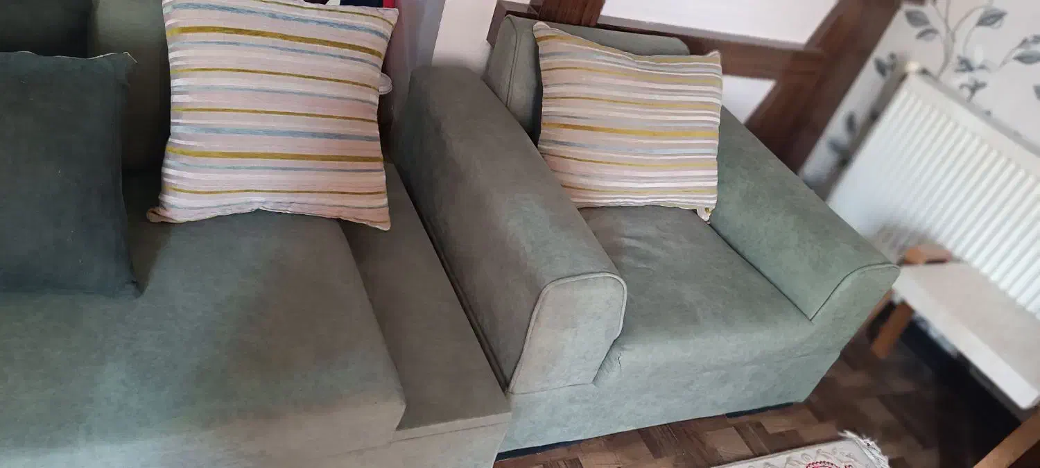 نیمست راحتی سهنفره پارچهای شیک|مبلمان خانگی و میز عسلی|شاهینشهر, فردوسی|دیوار