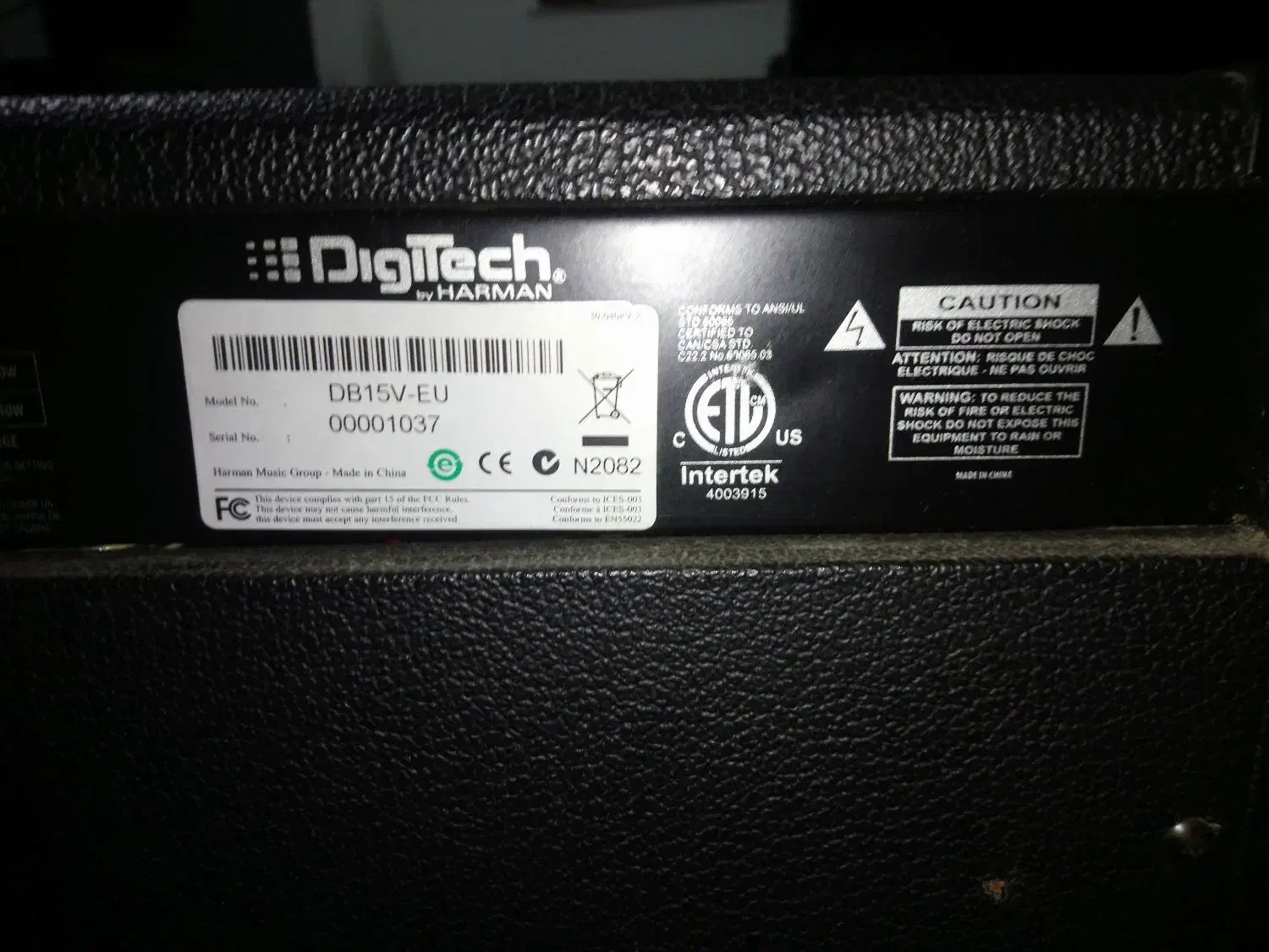 آمپلی فایر DigiTech مدل (DB15)|گیتار، بیس، امپلیفایر|لنگرود, |دیوار