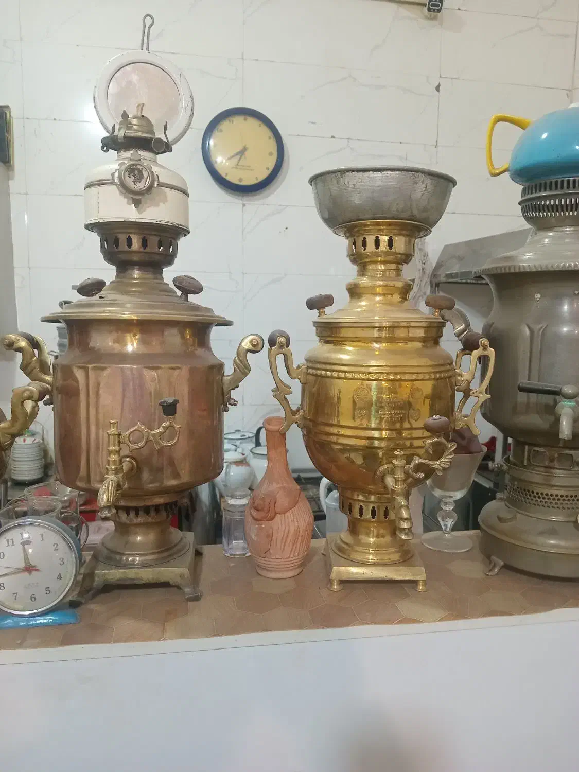 سماور زغالی|کلکسیون اشیاء عتیقه|نیشابور, شهرک اندیشه|دیوار