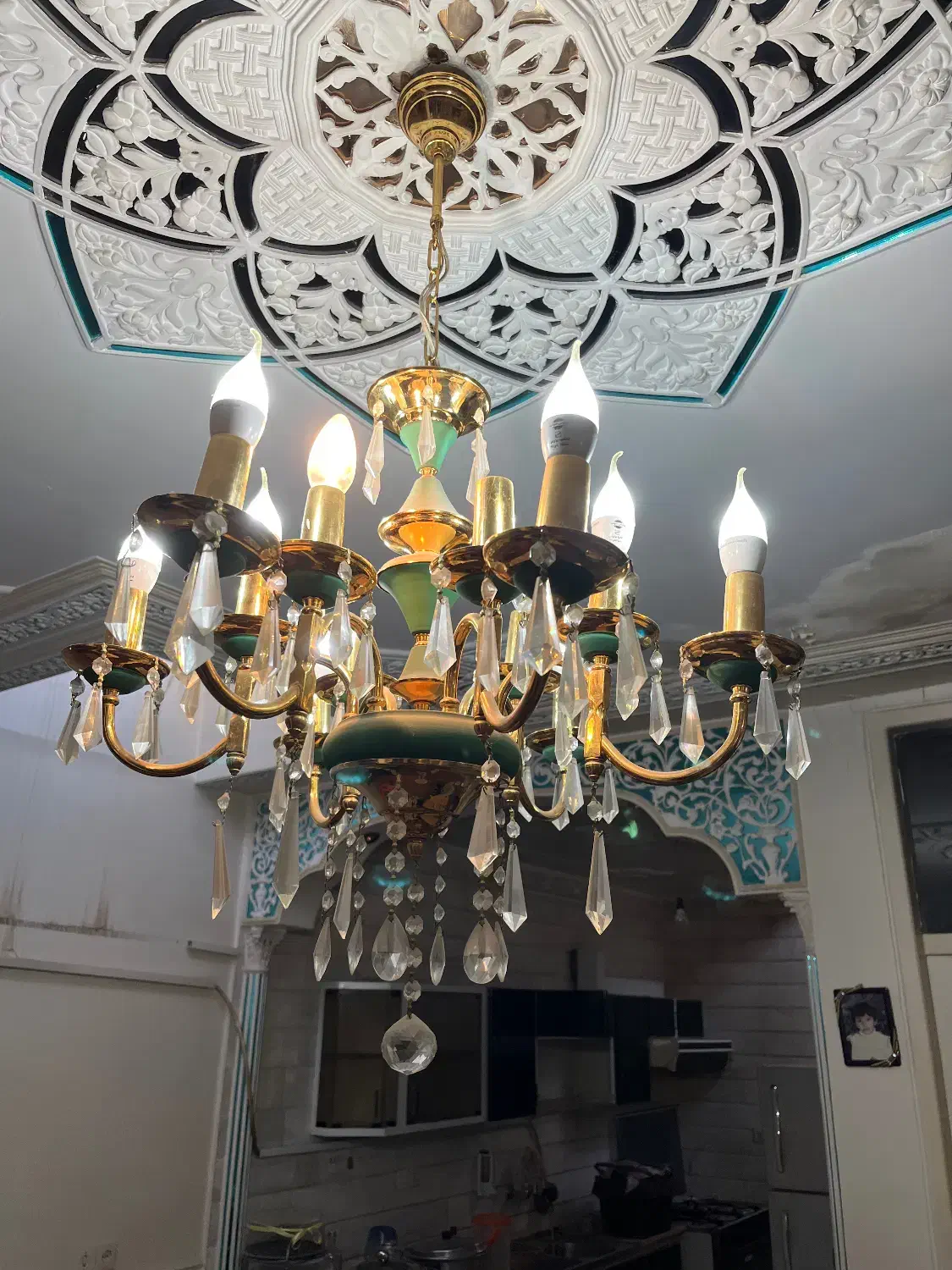 لوستر|لوستر و چراغ آویز|قم, زنبیل آباد|دیوار