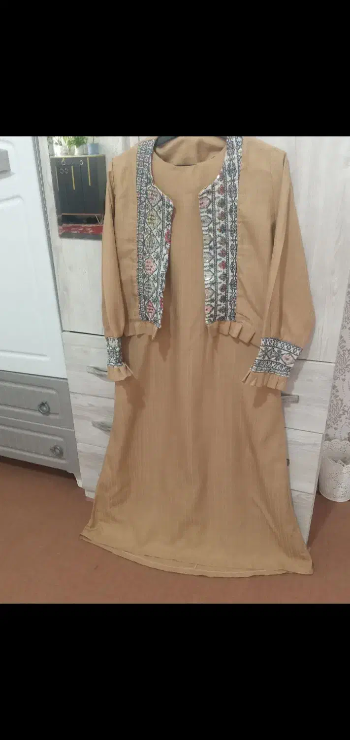 مانتو دوتکه شیک سایز ۳۸ تا ۴۰|لباس|یزد, |دیوار