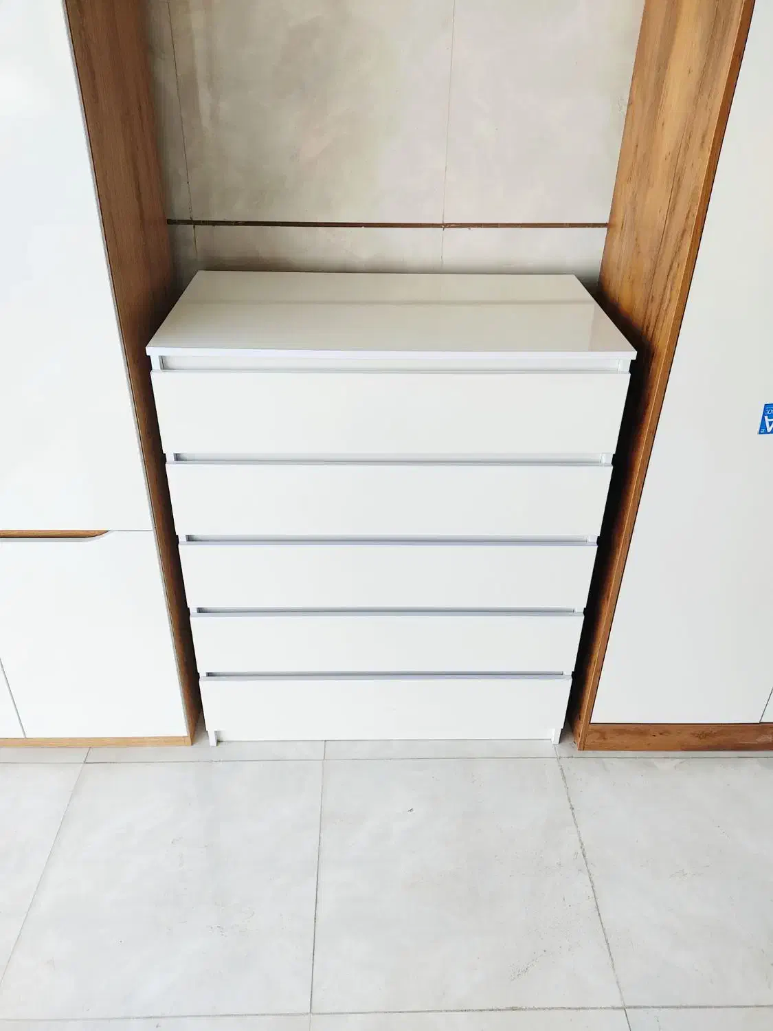 دراور 5کشو دستگیره مخفی|جاکفشی، کمد، دراور|قزوین, |دیوار