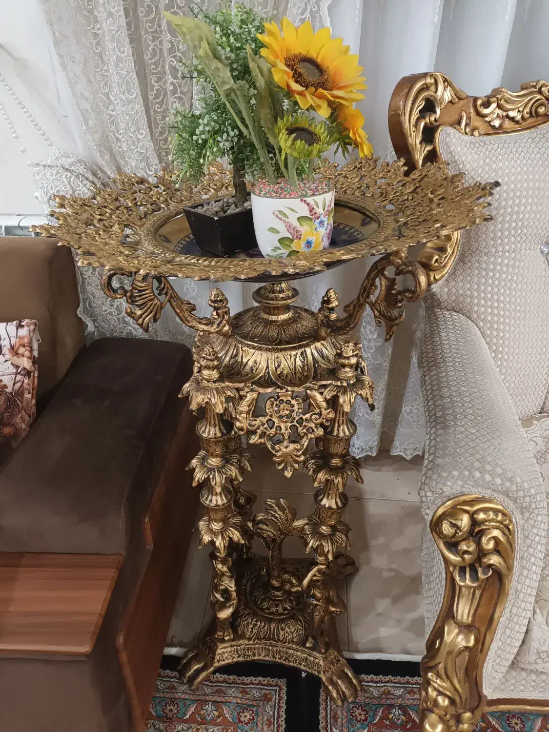 ساعت آبنما ،میوه خوری برنجی|ساعت دیواری و تزئینی|تهران, شهرک دریا|دیوار