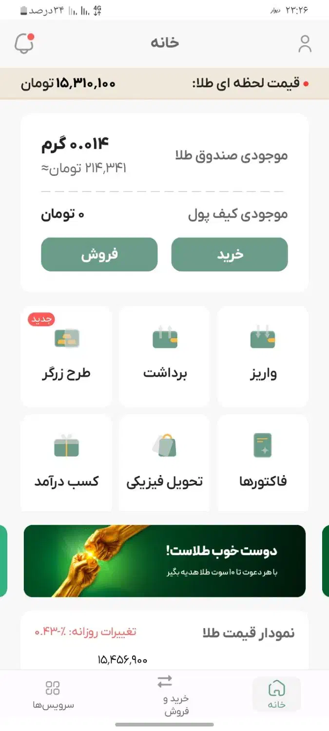 طلا رایگان از میلی گلد|کارت هدیه و تخفیف|مشهد, کارمندان دوم|دیوار