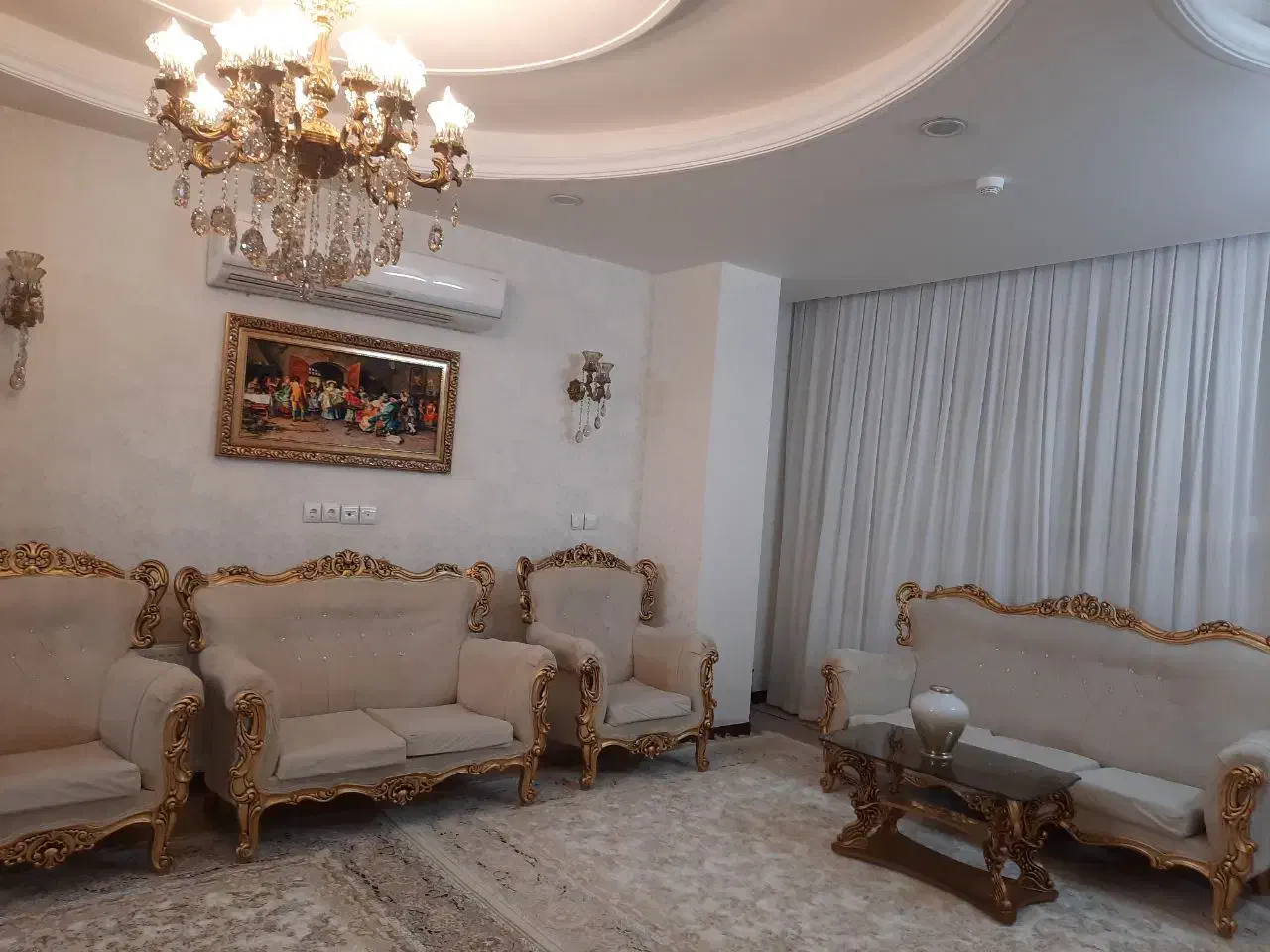 مبل راحتی|مبلمان خانگی و میز عسلی|قم, باجک دو|دیوار
