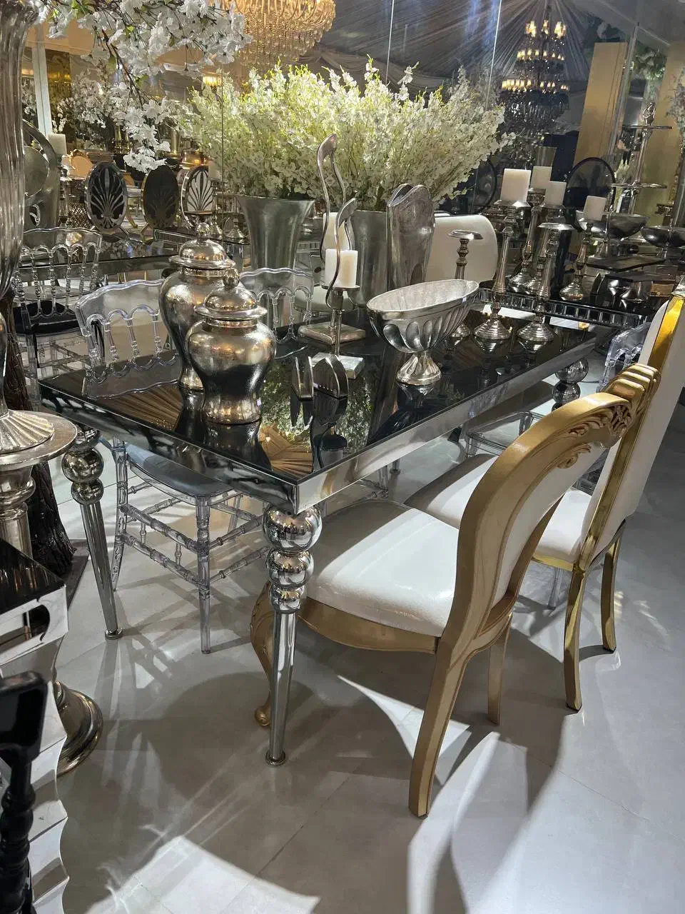 میز فلز مدل توپ/تالار و تشریفات|عمدهفروشی|رشت, کوی مهر|دیوار