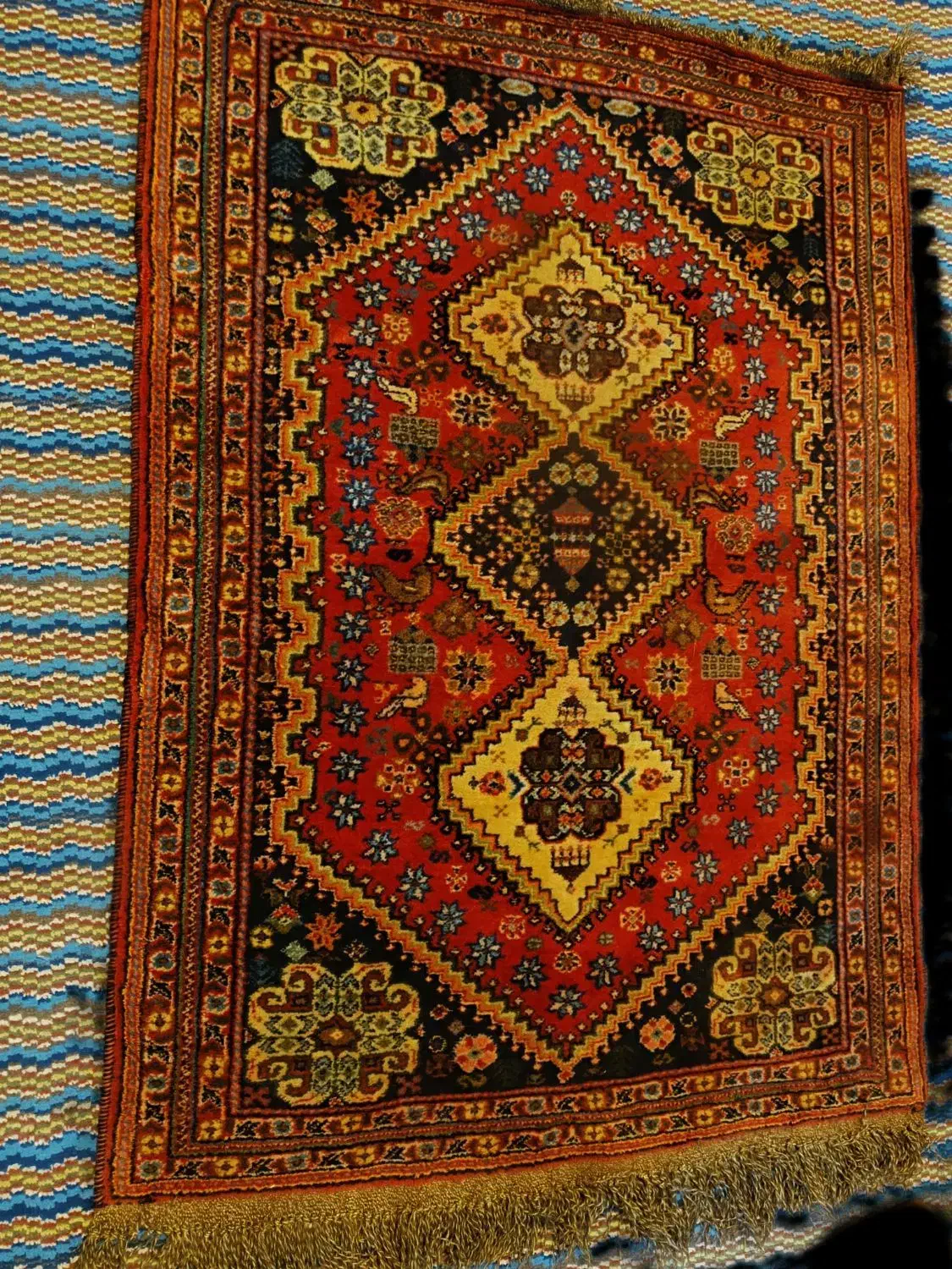 قالیچه|فرش|شیراز, ارم|دیوار
