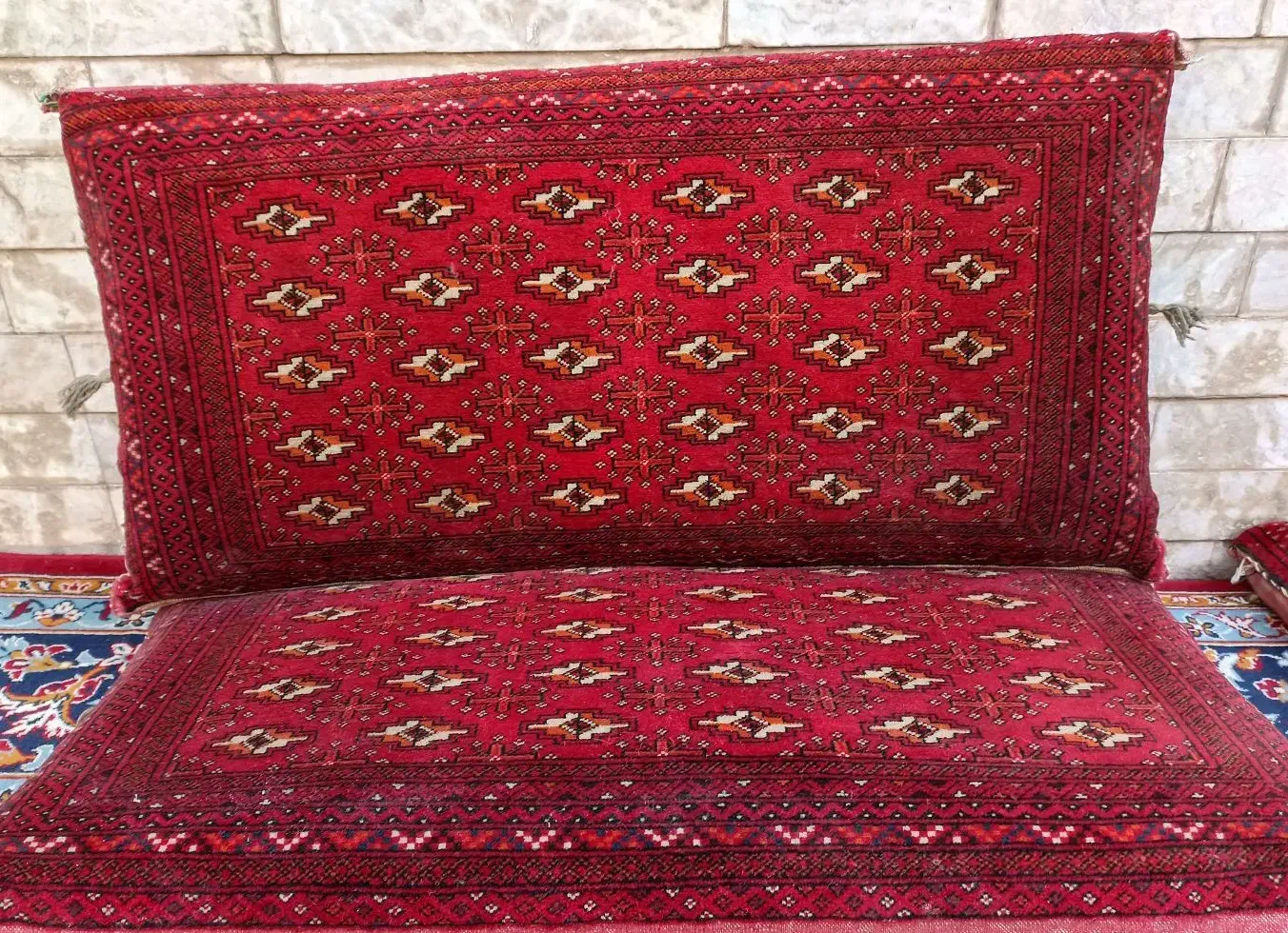 پشتی دستبافت 2 جفت|پشتی|مشهد, خرمشهر|دیوار